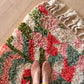 Beni Ouarain Moroccan Colorful Rug (1250) 243x150cm - Strawberry Ice Cream