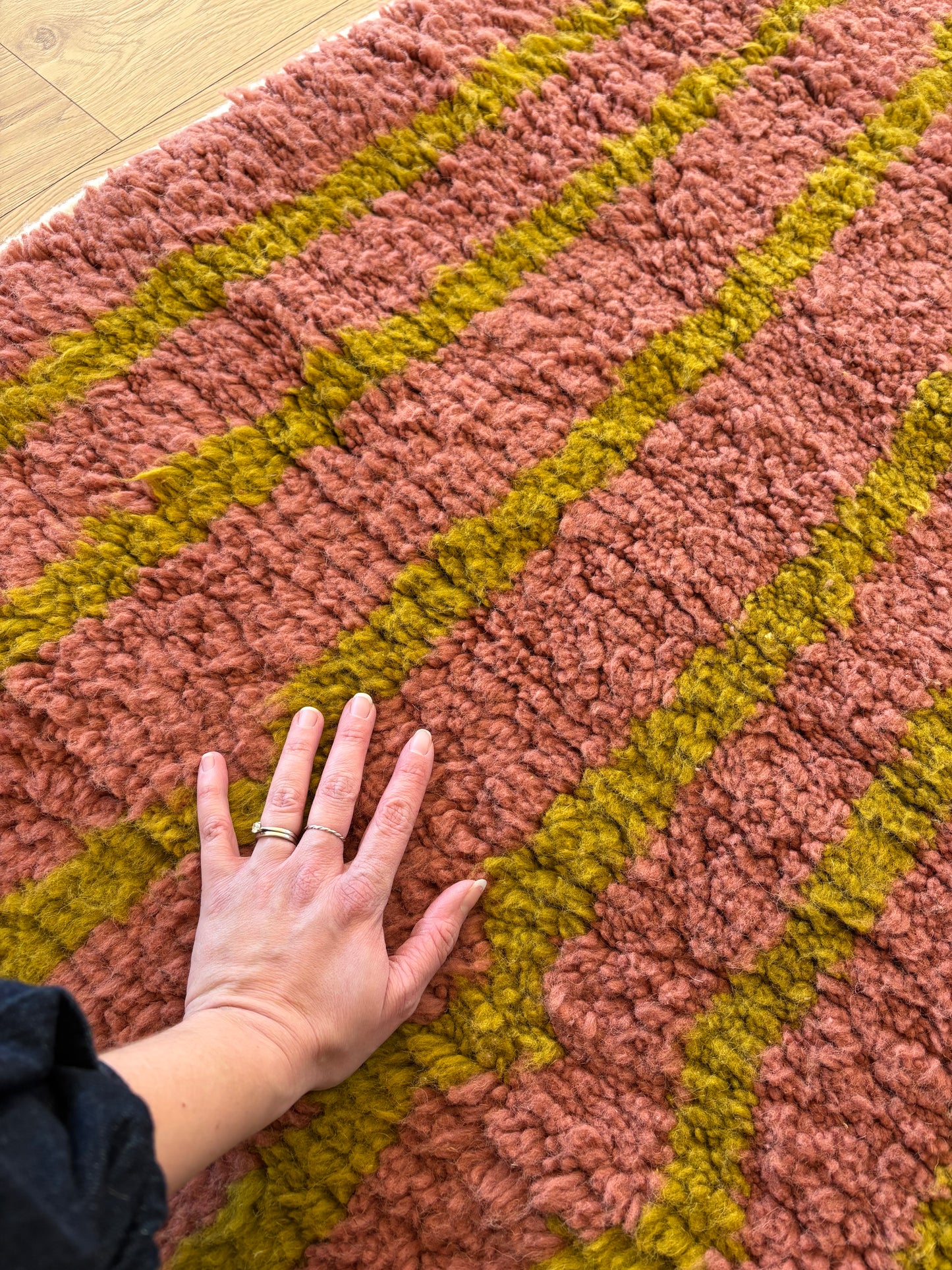 Beni Ouarain Marokkaans kleurrijk vloerkleed (959) 360x240cm - Arenal