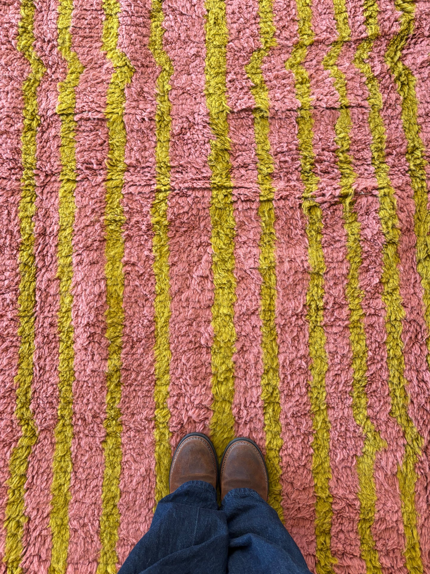 Beni Ouarain Marokkaans kleurrijk vloerkleed (959) 360x240cm - Arenal