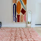 Beni Ouarain Moroccan Colorful Rug (974) 343x260 - Pink Lake