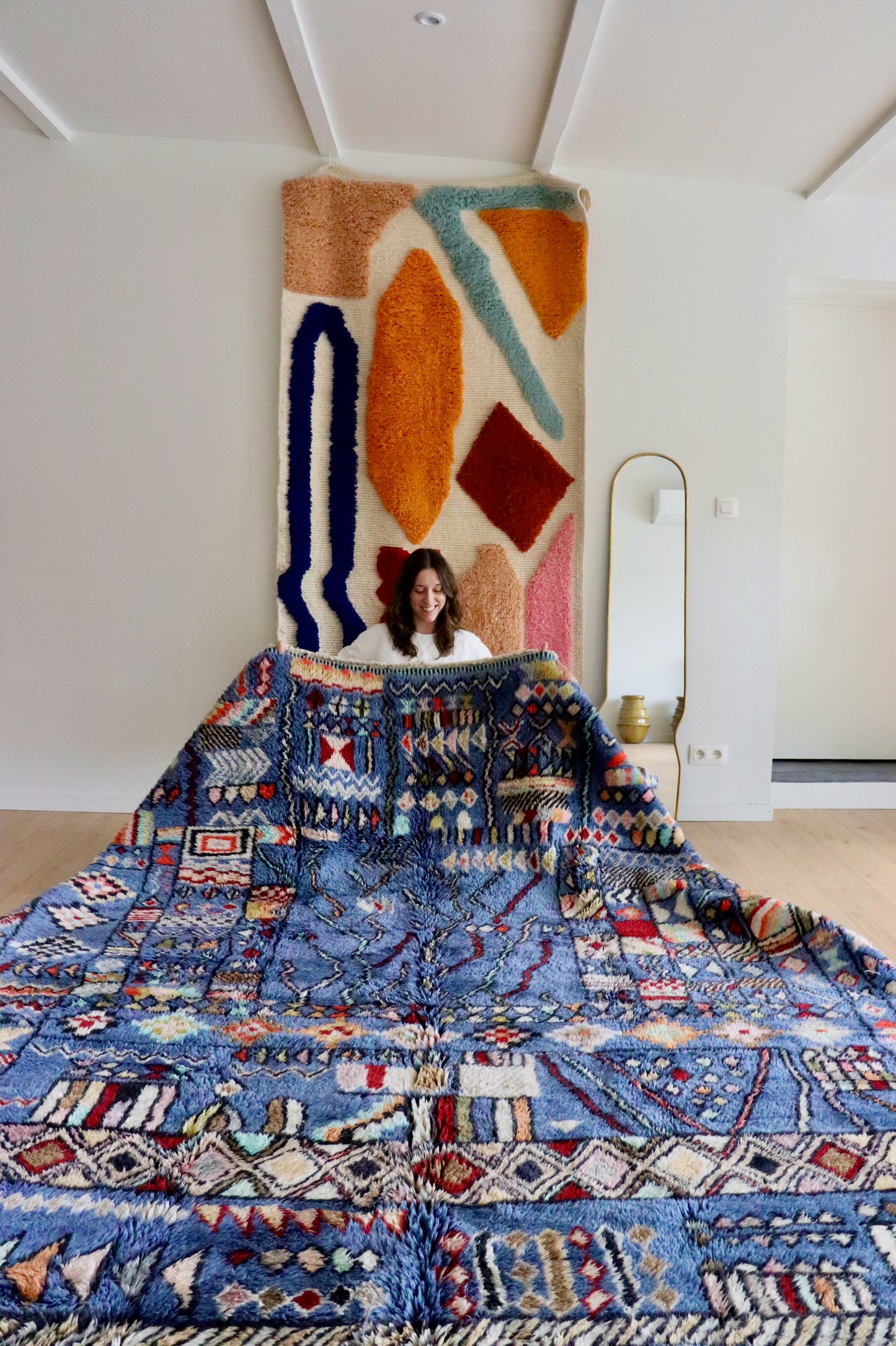 Mrirt Moroccan Rug (981) 353x255cm - The Bold Journey