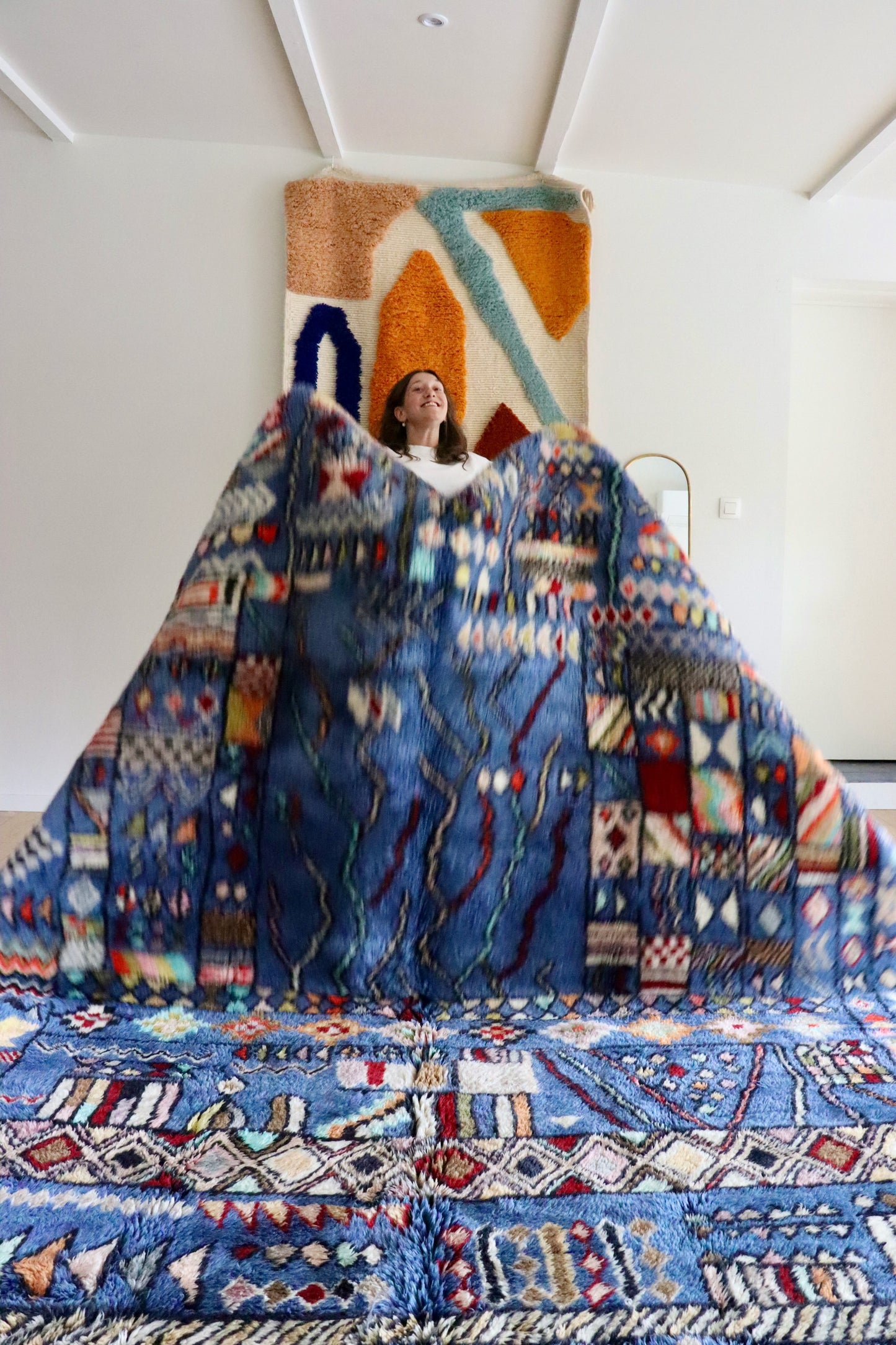 Mrirt Moroccan Rug (981) 353x255cm - The Bold Journey