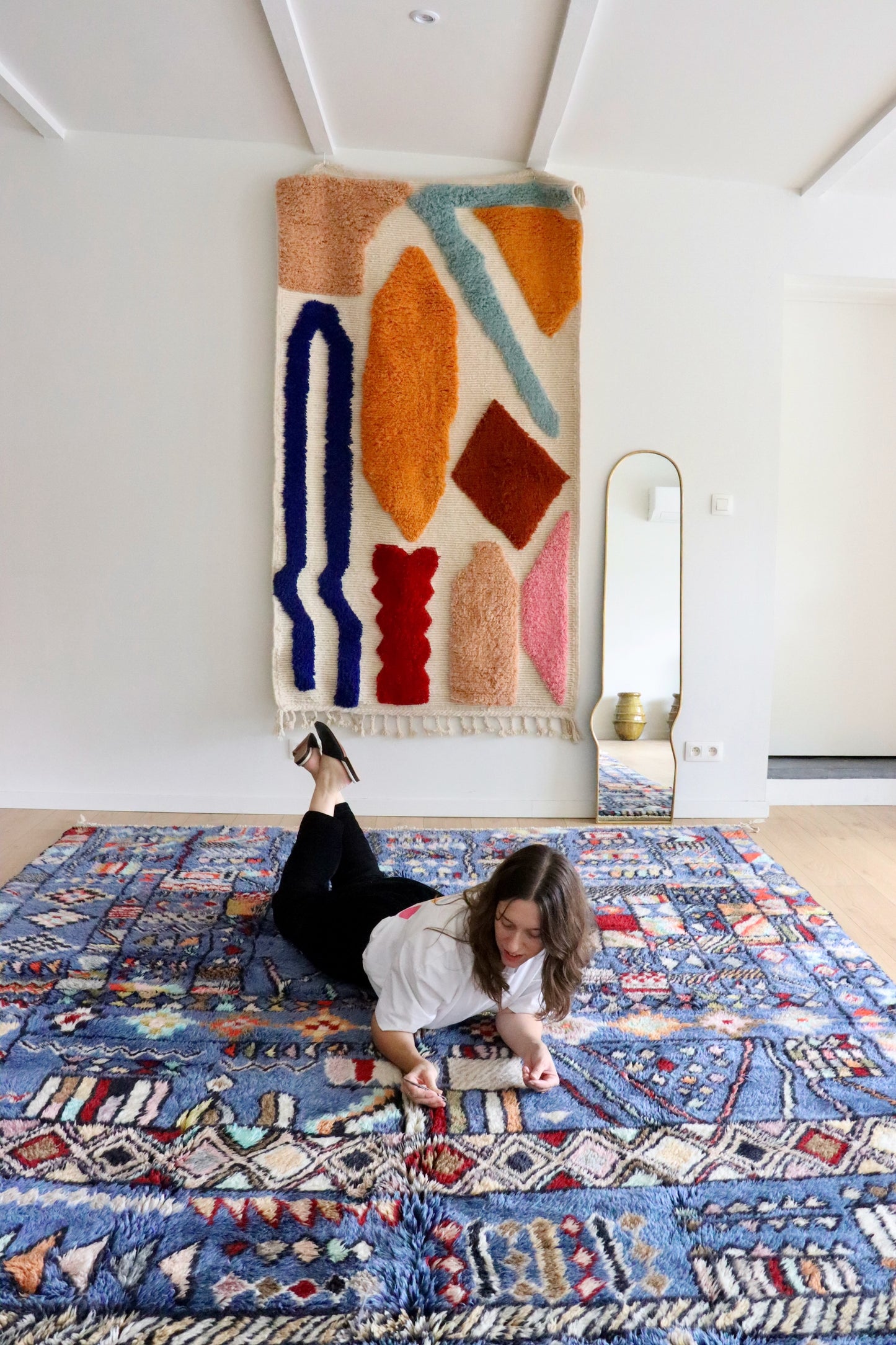 Mrirt Moroccan Rug (981) 353x255cm - The Bold Journey