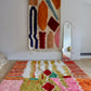 Beni Ouarain Moroccan Colorful Rug (965) 315x210cm - Olive green