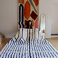 Beni Ouarain Moroccan Colorful Rug (990) 293x205cm - Sky