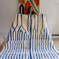 Beni Ouarain Moroccan Colorful Rug (990) 293x205cm - Sky
