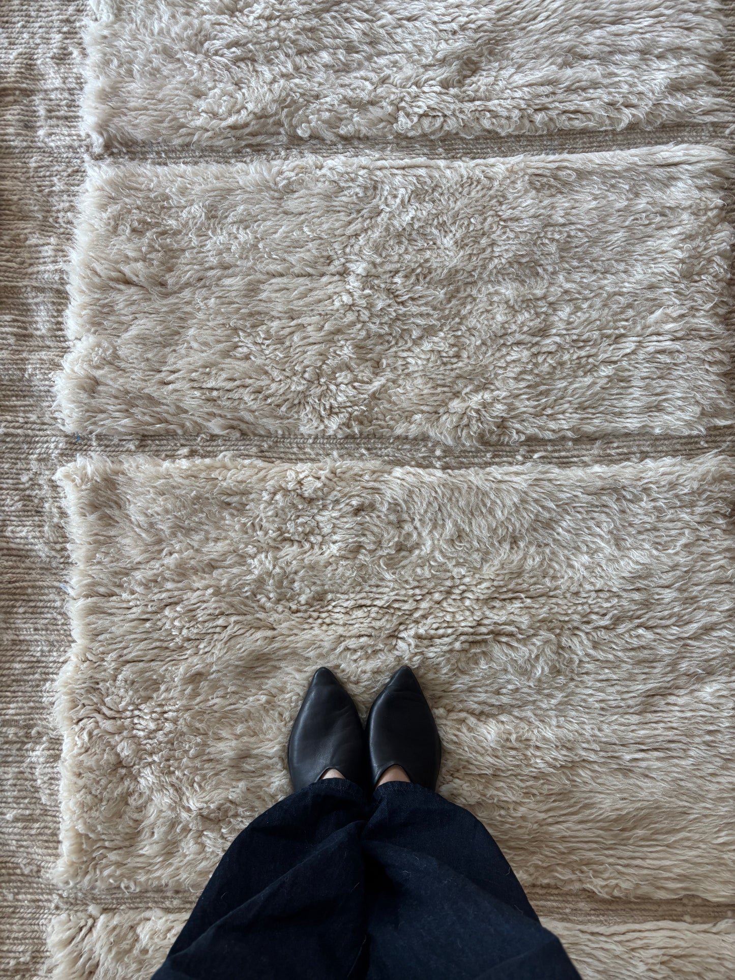 Tapis marocain Mrirt (1077) 295x206cm - Snow on top