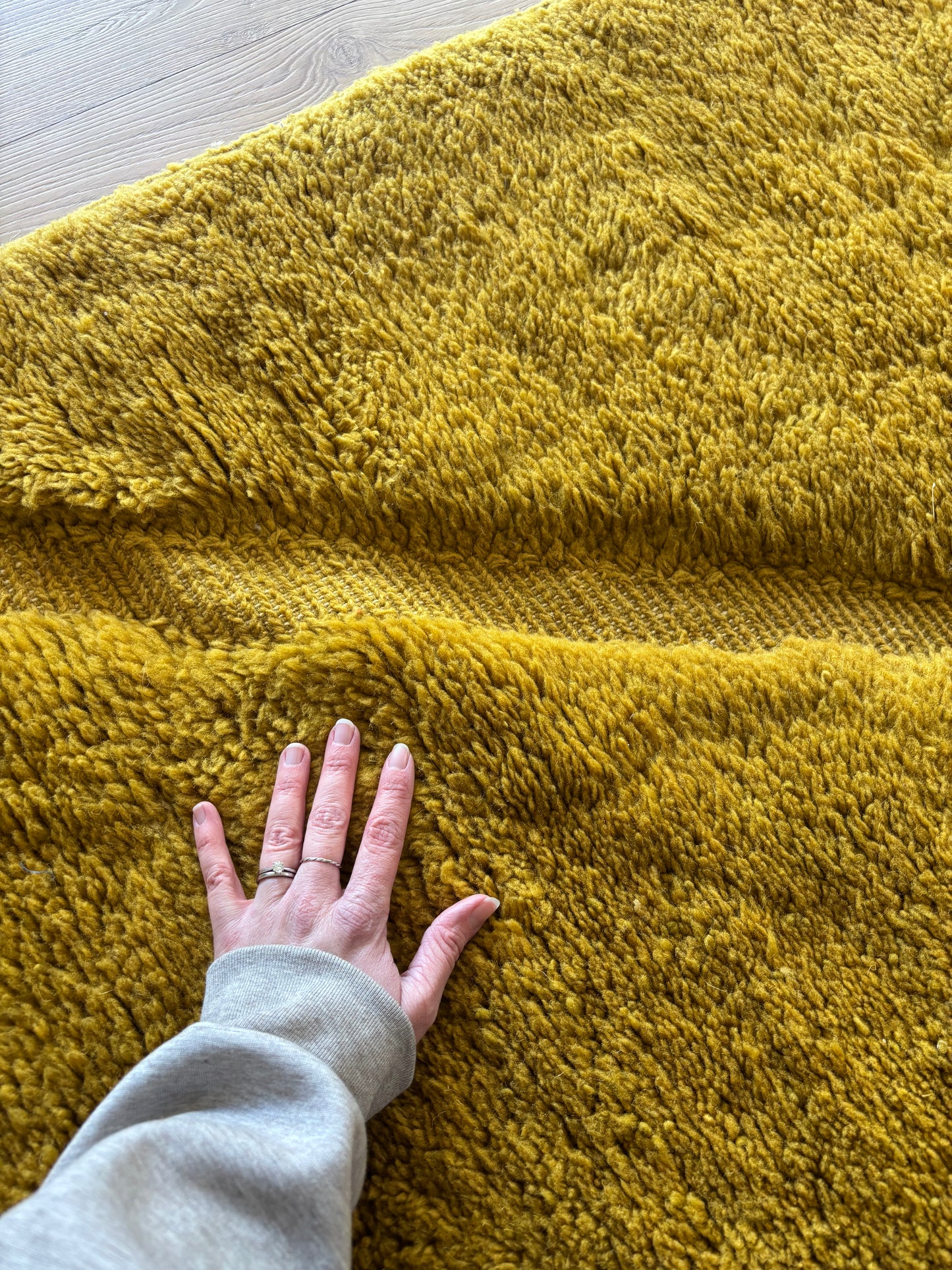 Mrirt Marokkaans tapijt 1080) 296x217cm - Mustard