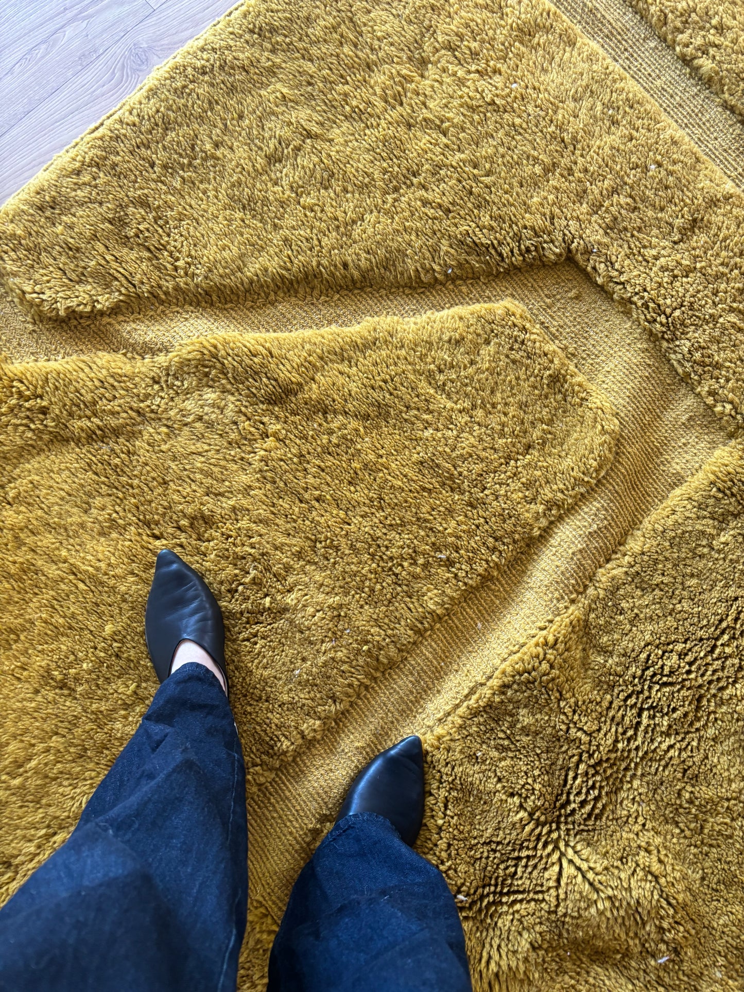 Mrirt Marokkaans tapijt 1080) 296x217cm - Mustard