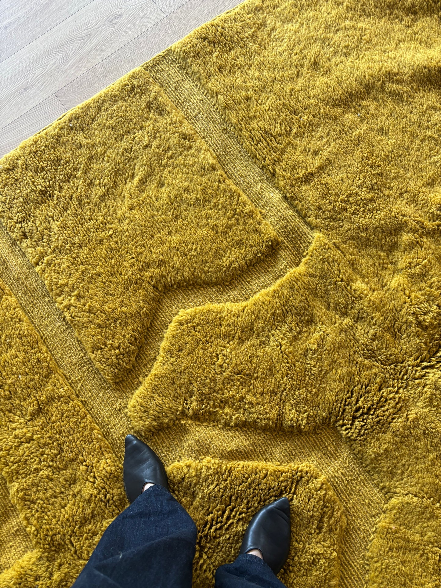 Mrirt Marokkaans tapijt 1080) 296x217cm - Mustard