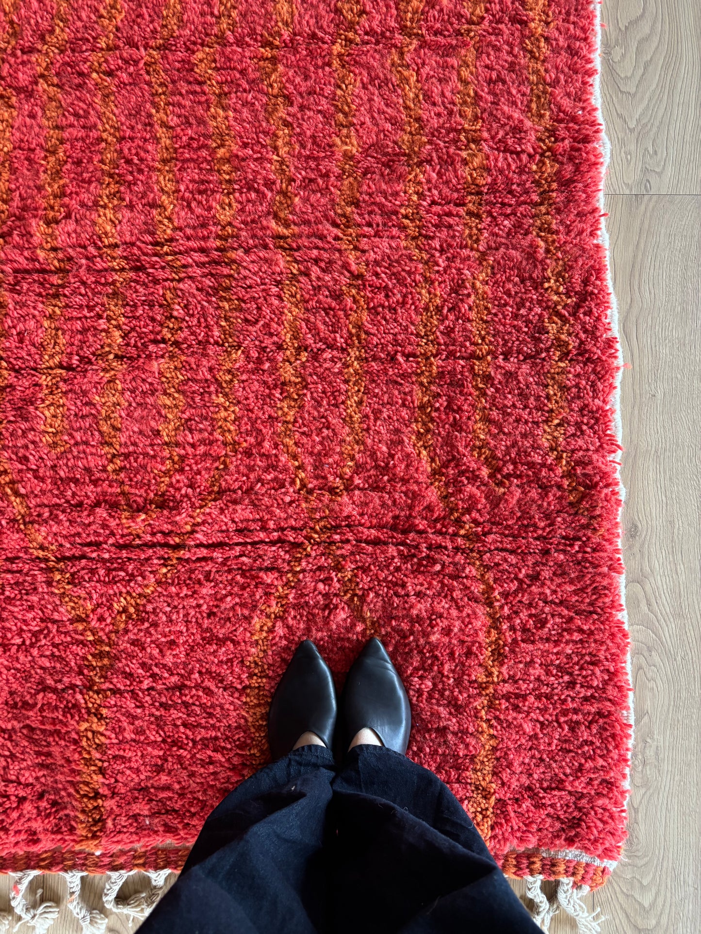 Beni Ouarain Marokkaans kleurrijk tapijt (1084) 300x203cm - Fireheart