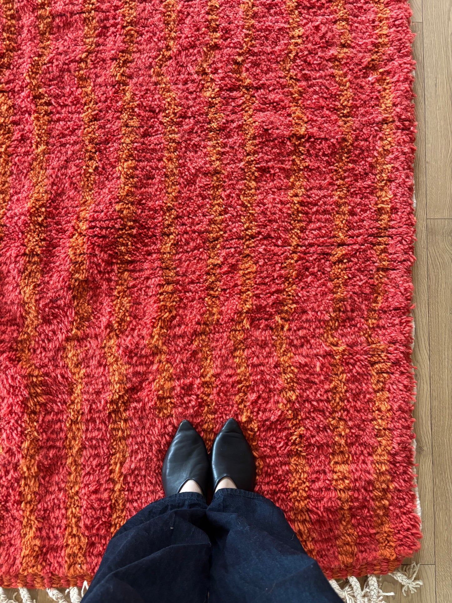 Beni Ouarain Marokkaans kleurrijk tapijt (1084) 300x203cm - Fireheart