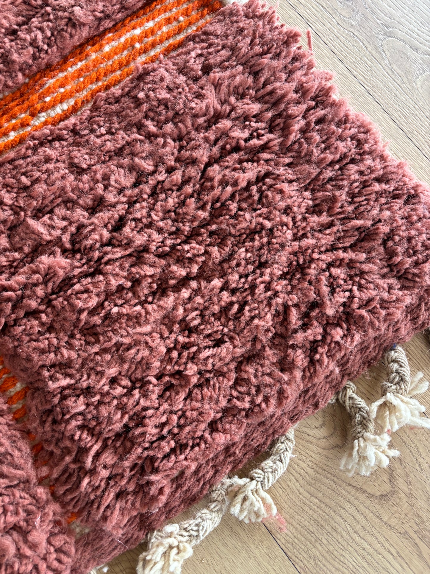 Beni Ouarain Moroccan Colorful Rug (1083) 283x202cm - Burning