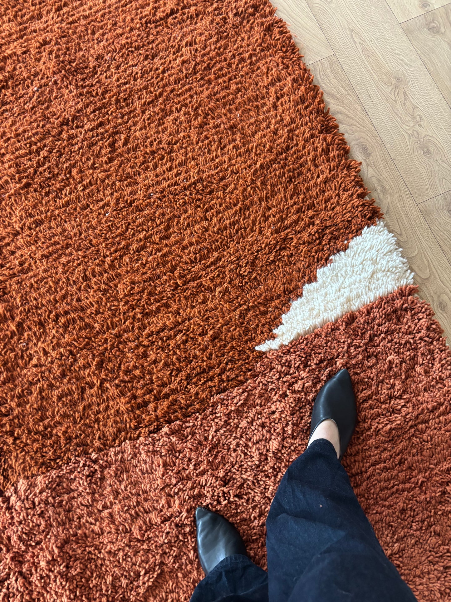 Beni Ouarain Moroccan Colorful Rug (1087) 290x210cm - The Garden