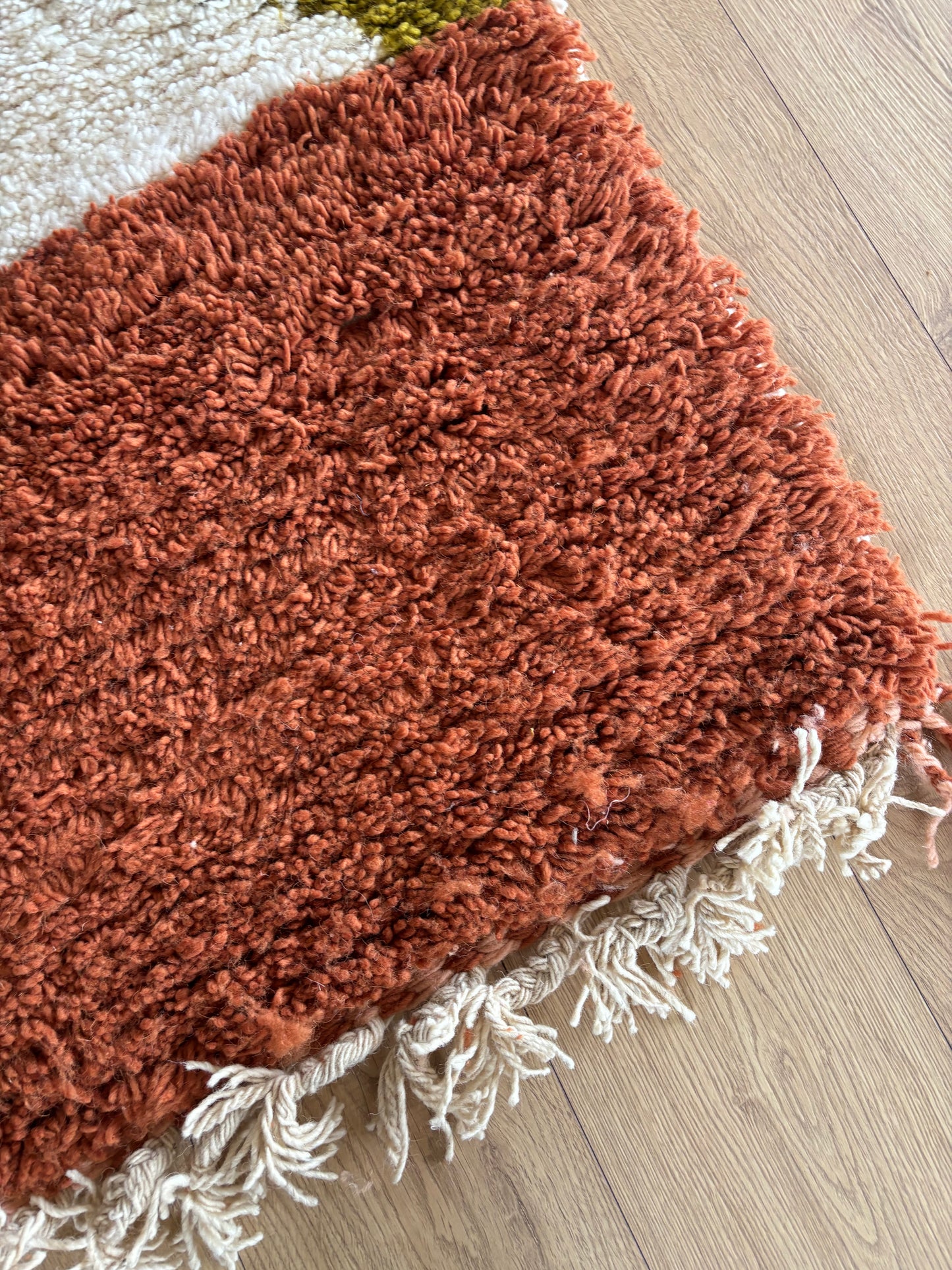 Beni Ouarain Moroccan Colorful Rug (1087) 290x210cm - The Garden