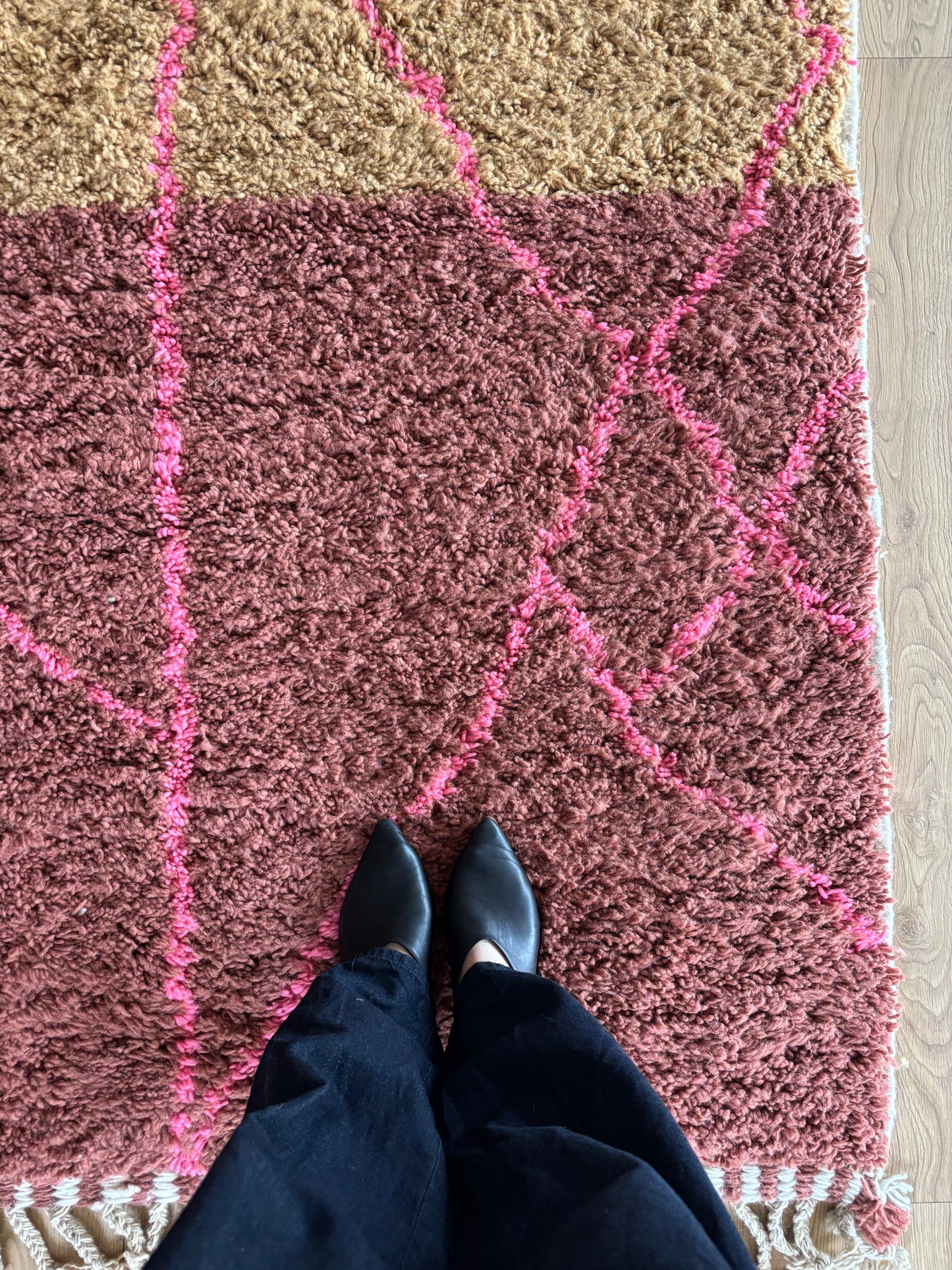 Beni Ouarain Marokkaans kleurrijk tapijt (1086) 307x209cm - Stella