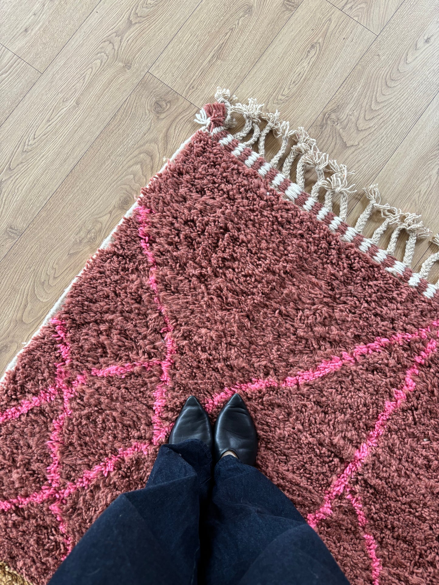 Beni Ouarain Marokkaans kleurrijk tapijt (1086) 307x209cm - Stella