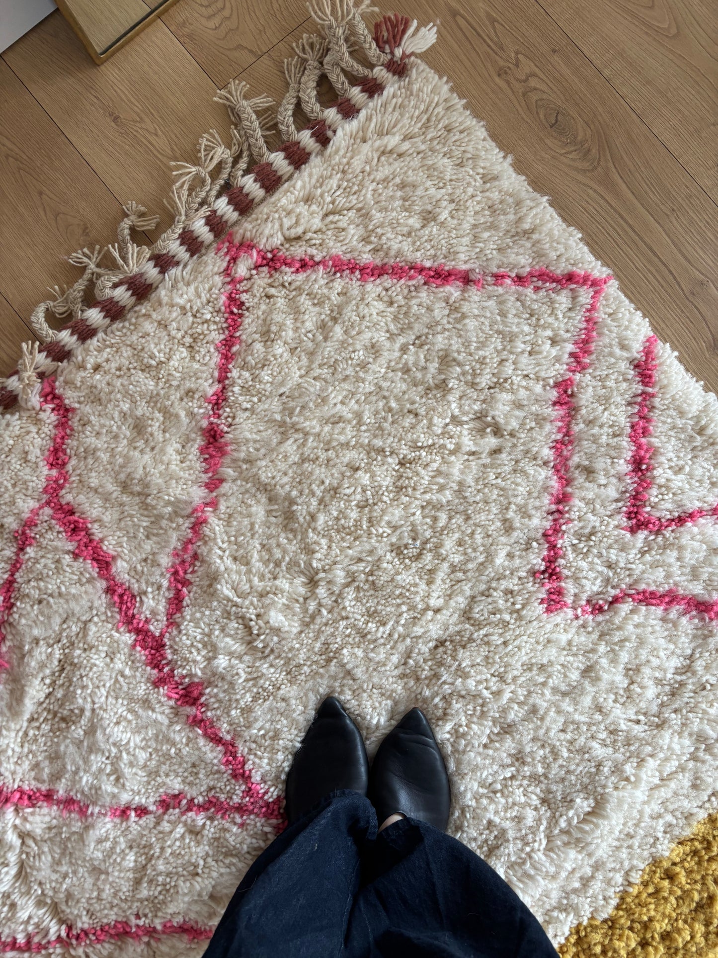 Beni Ouarain Marokkaans kleurrijk tapijt (1086) 307x209cm - Stella