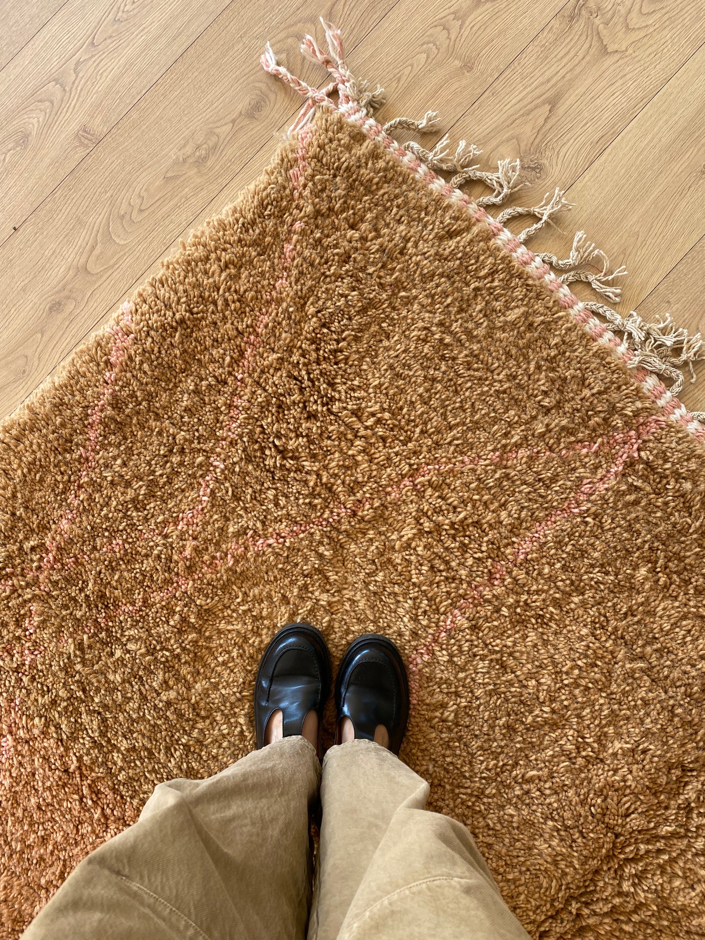 Tapis Beni Ouarain coloré (954) 305x209cm - Hawaii