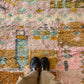 Tapis Beni Ouarain coloré (955) 255x145cm - End of Summer