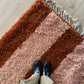 Tapis Beni Ouarain coloré (952) 300x206cm - Cabernet