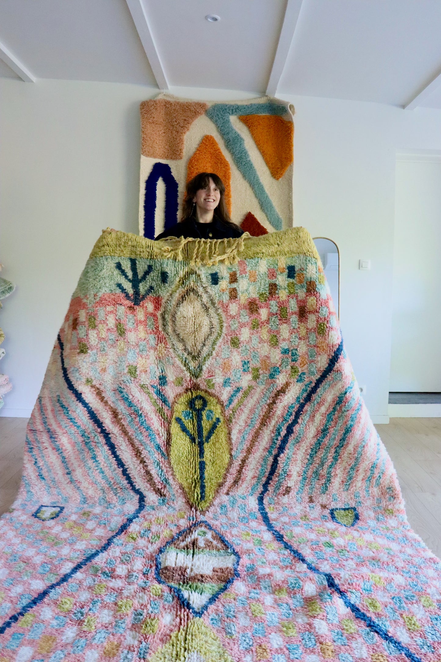 Beni Ouarain Marokkaans kleurrijk tapijt (1026) 292x193cm - Sevilla