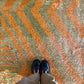 Tapis Beni Ouarain coloré (950) 354x262cm - Pistacchio & Mango