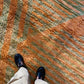 Tapis Beni Ouarain coloré (950) 354x262cm - Pistacchio & Mango