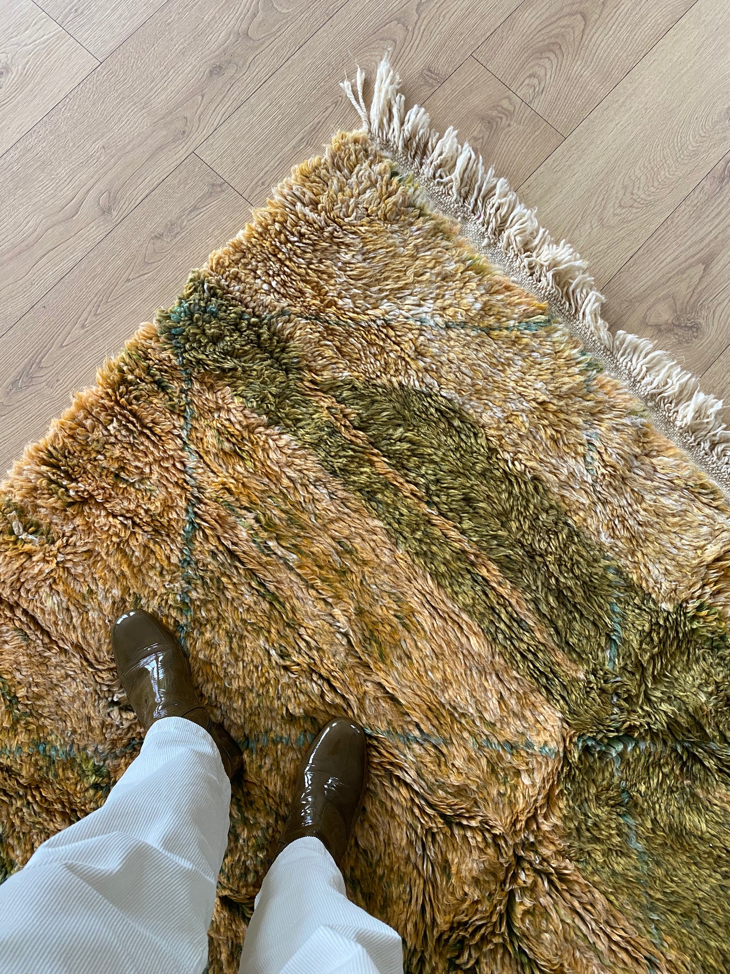 Beni Ouarain Moroccan Colorful Rug (984) 251x161 - Oasis
