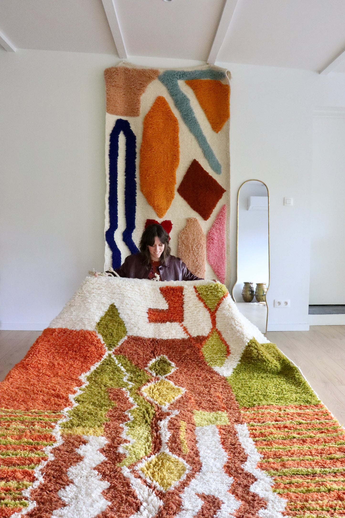 Tapis Beni Ouarain coloré (1029) 304x207 - The 70's