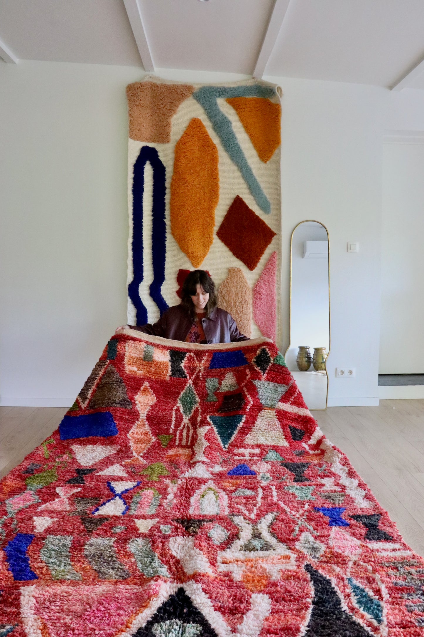 Tapis Boujaad coloré (1035) 280x191cm - Majorelle