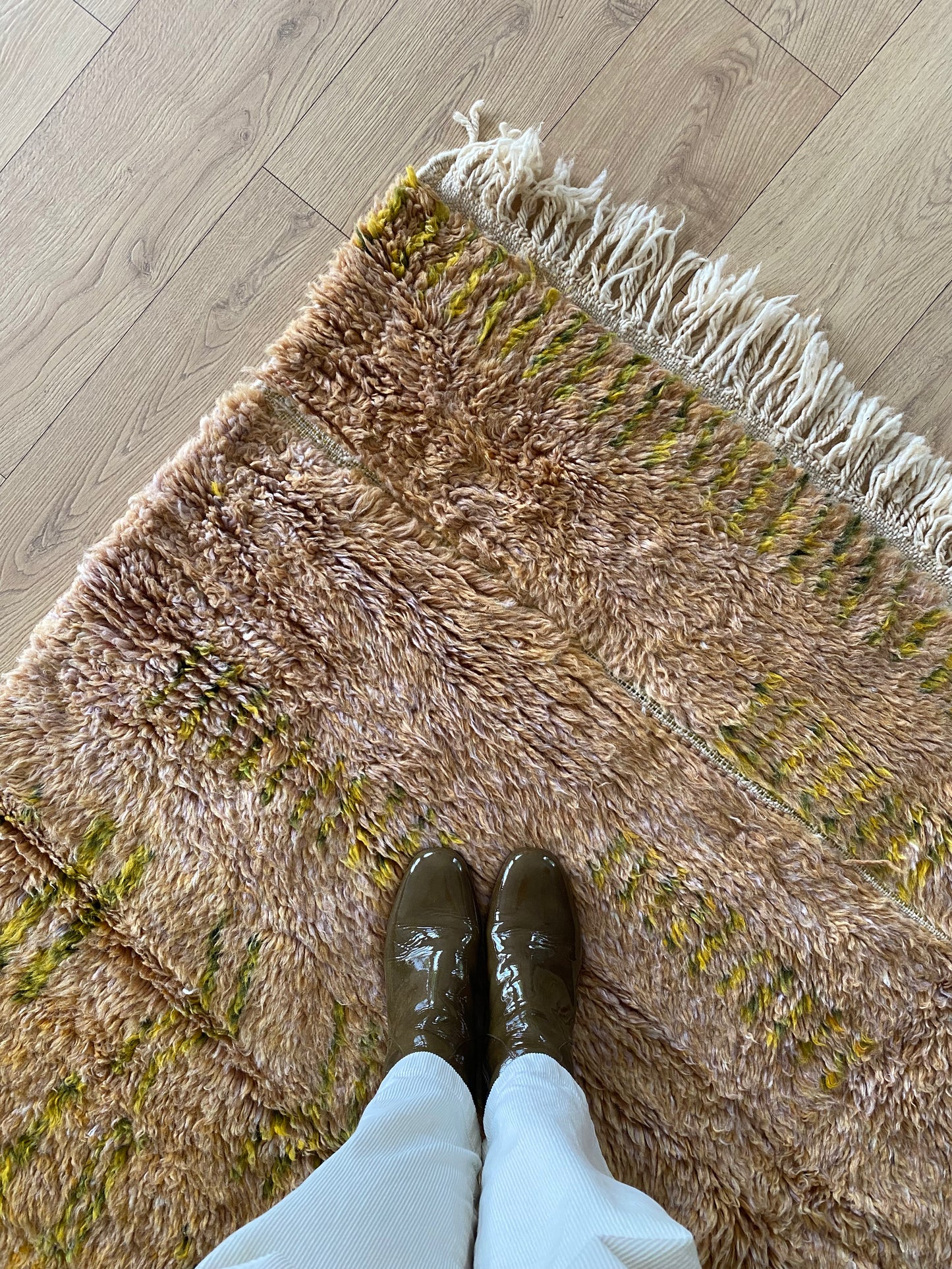 Beni Ouarain Moroccan Colorful Rug (983) 240x155 - Desert Life