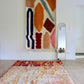 Tapis Boujaad coloré (1033) 247x171cm - Red Earth