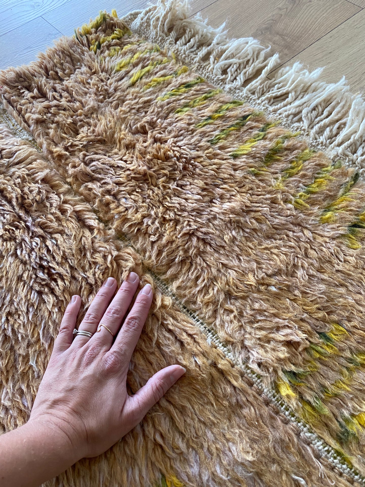 Beni Ouarain Moroccan Colorful Rug (983) 240x155 - Desert Life