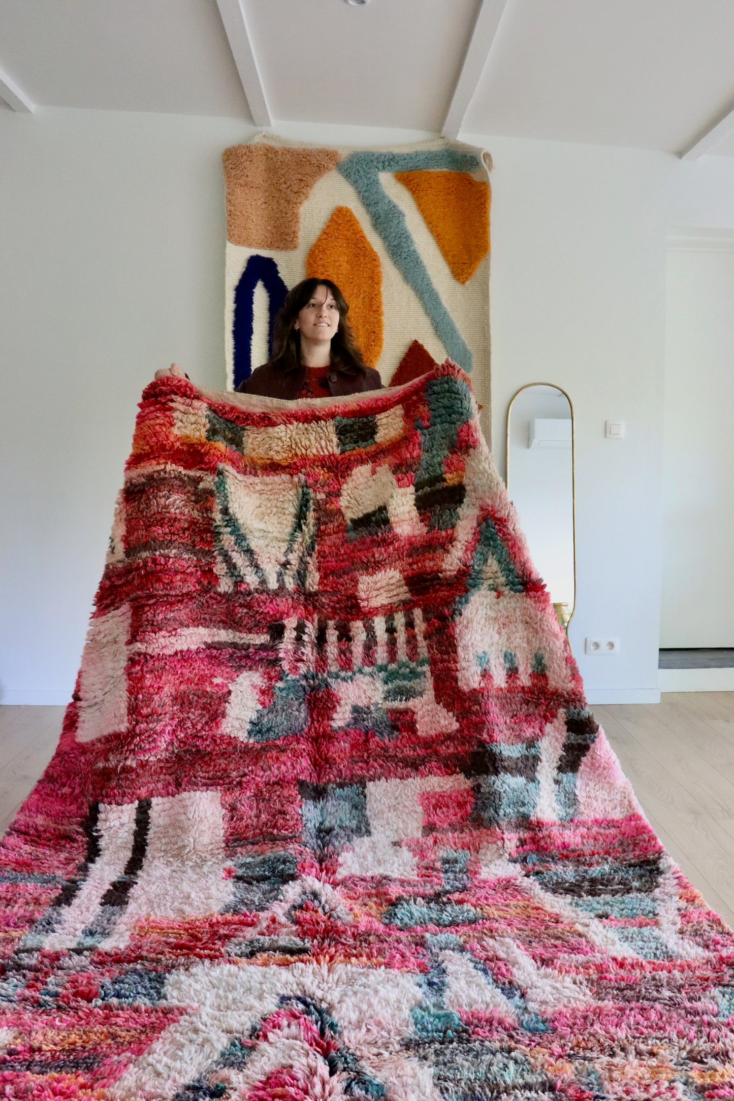 Tapis Boujaad coloré (1034) 287x197cm - Peony