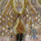 Beni Ouarain Marokkaans kleurrijk vloerkleed (987) 290x200 - Seashells