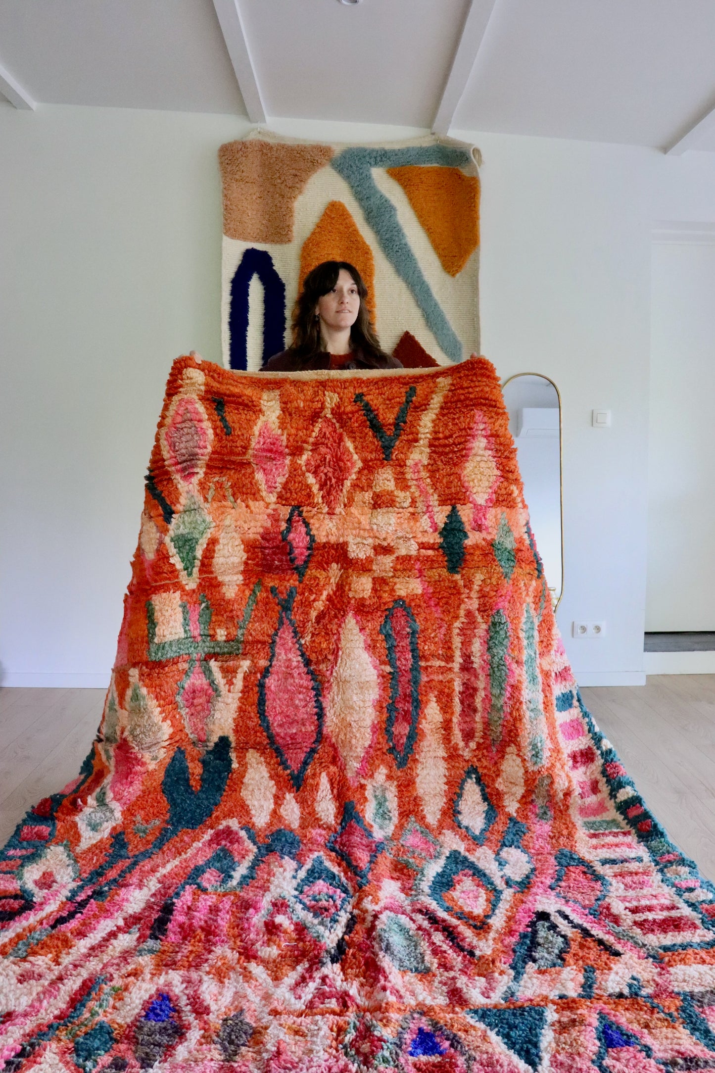 Tapis Boujaad coloré (1036) 293x195cm - Burning