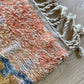 Beni Ouarain Marokkaans kleurrijk vloerkleed (987) 290x200 - Seashells