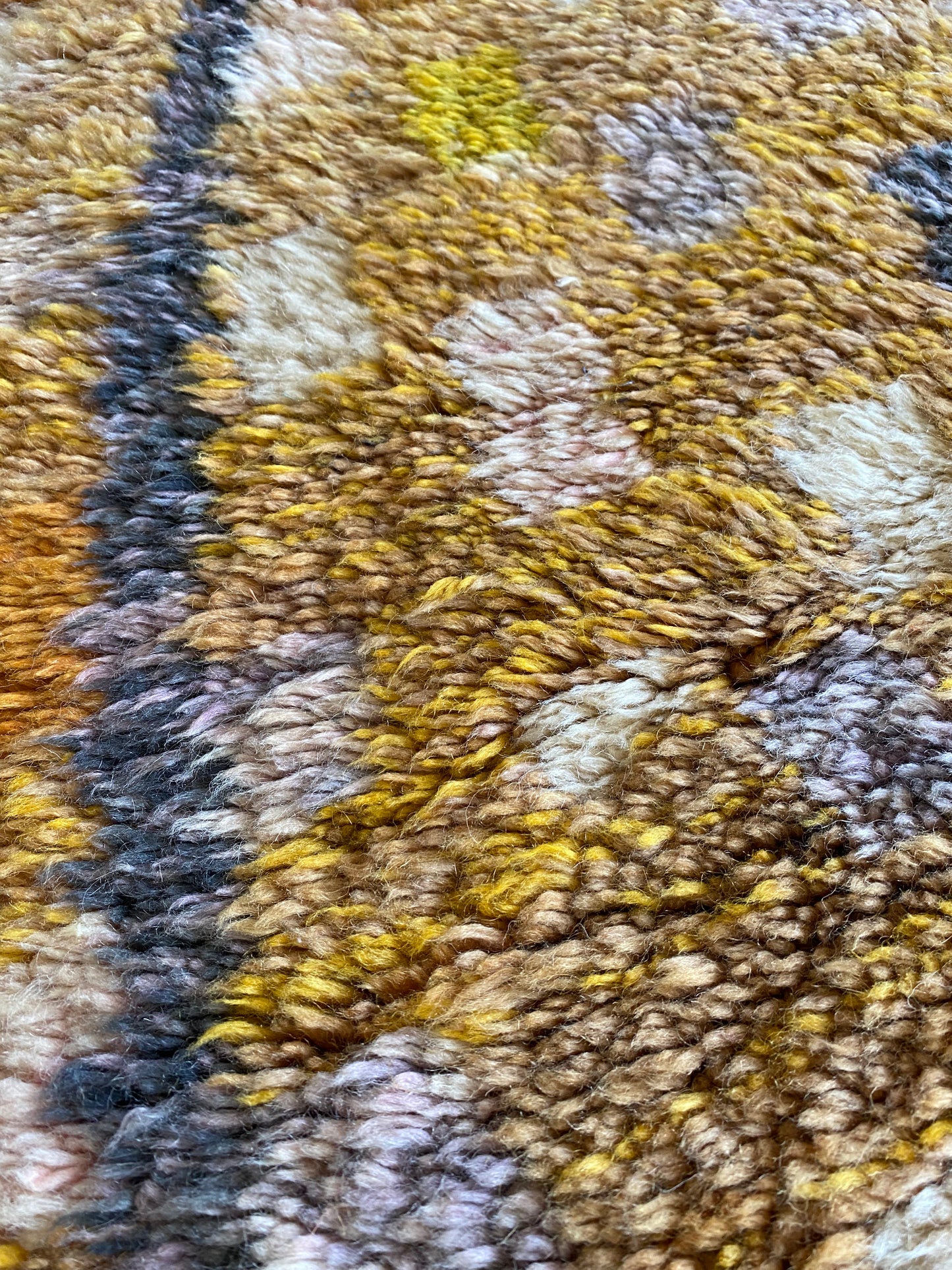 Beni Ouarain Marokkaans kleurrijk vloerkleed (987) 290x200 - Seashells