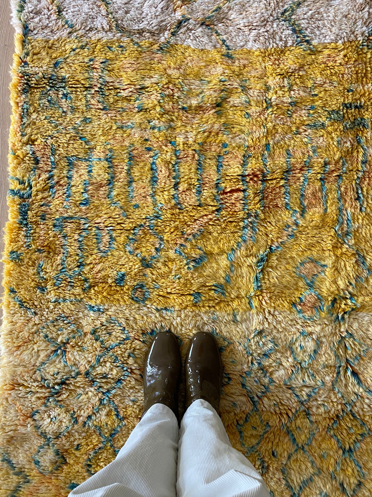 Beni Ouarain Moroccan Colorful Rug (982) 250x170 - Lemon Juice