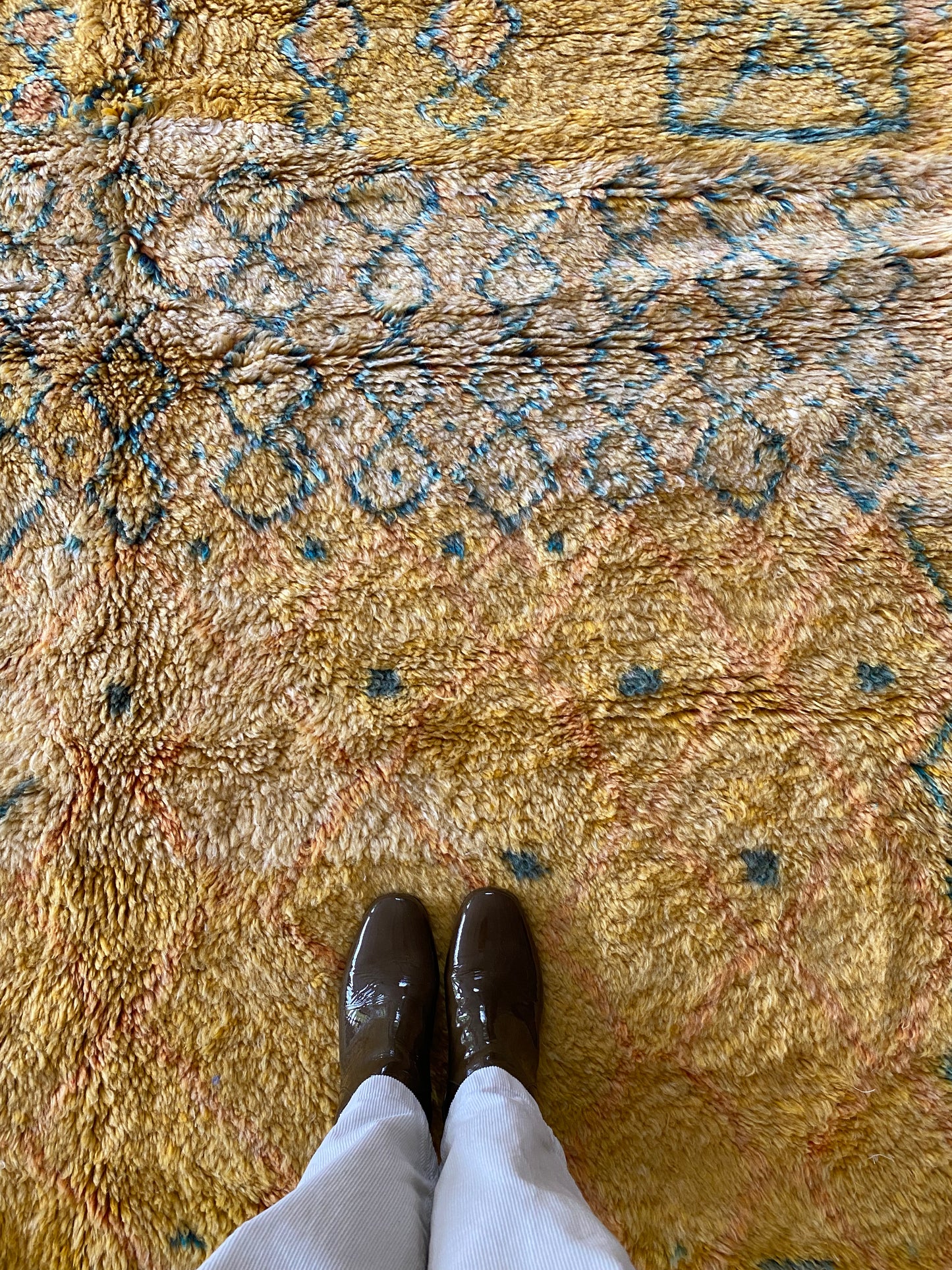Beni Ouarain Moroccan Colorful Rug (982) 250x170 - Lemon Juice