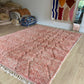 Beni Ouarain Moroccan Colorful Rug (974) 343x260 - Pink Lake