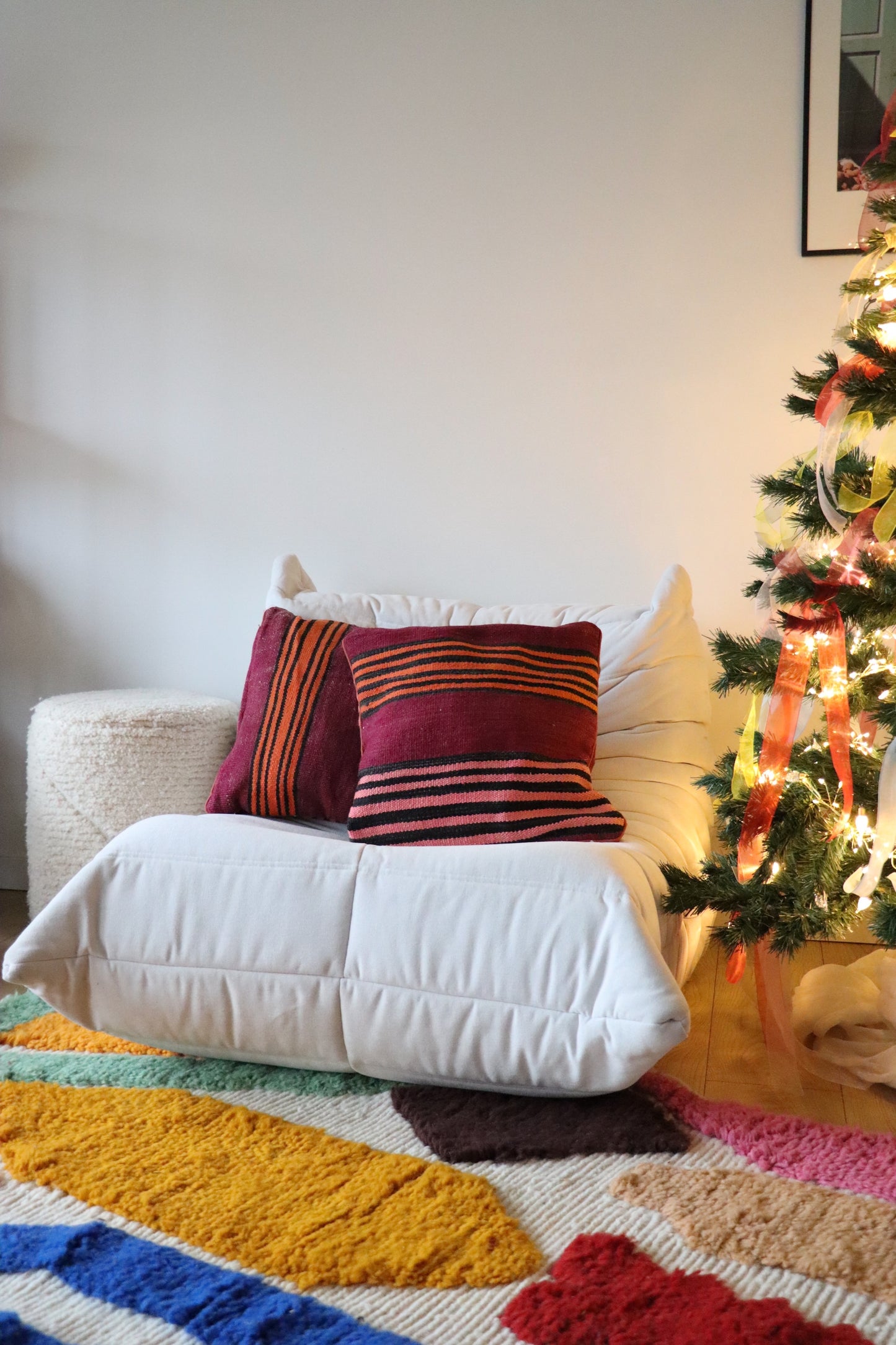 Coussin marocain en laine - 45x45cm