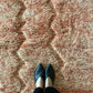 Beni Ouarain Moroccan Colorful Rug (974) 343x260 - Pink Lake