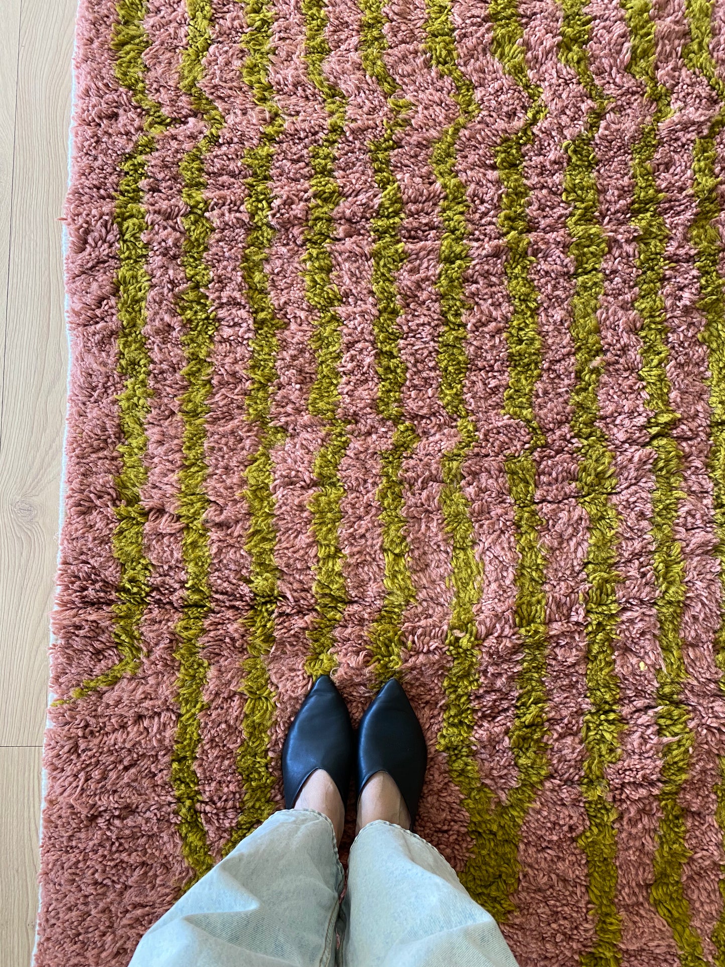 Beni Ouarain Moroccan Colorful Rug (960) 207x312cm - Arenal No 2