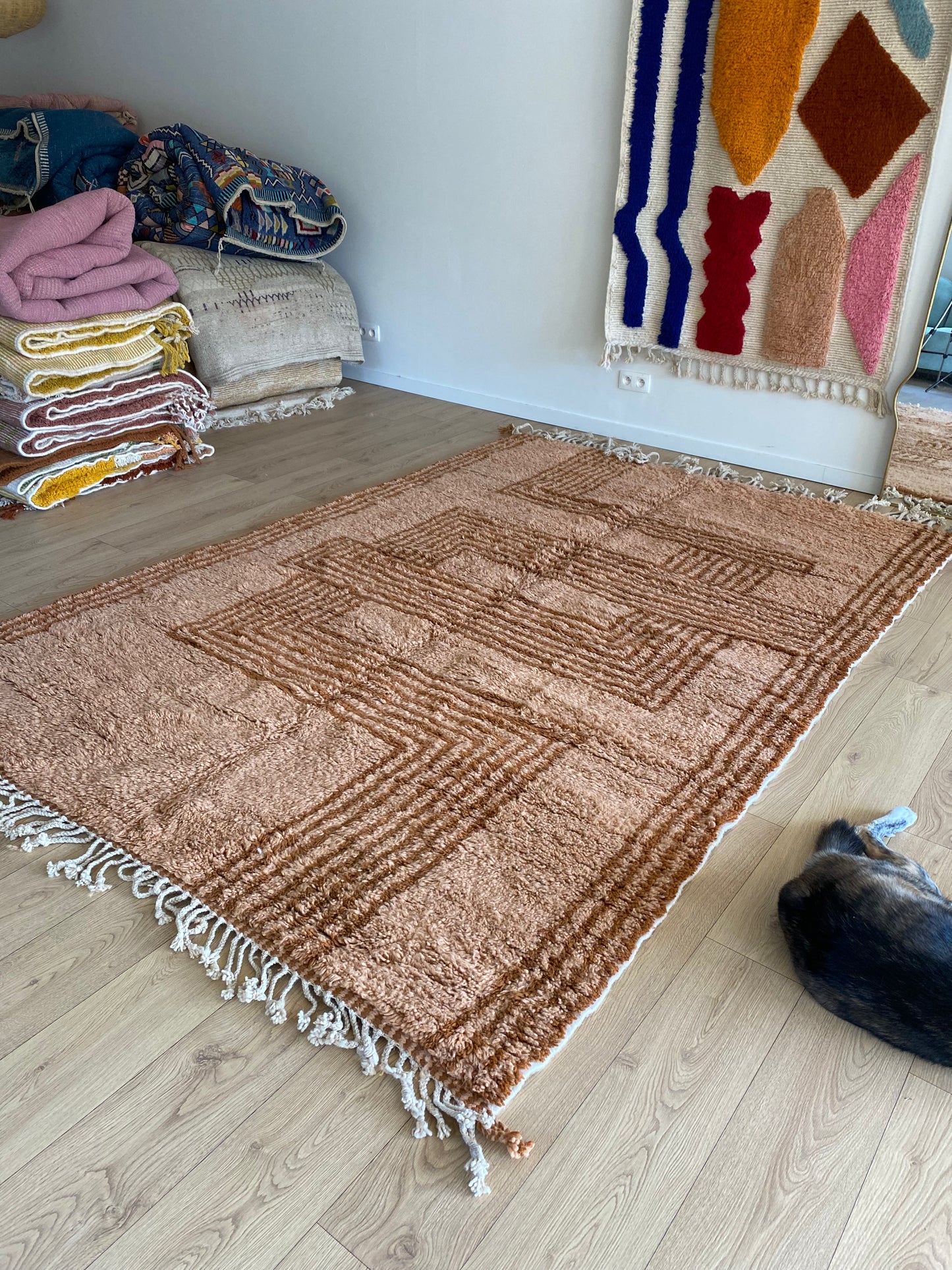 Beni Ouarain Moroccan Colorful Rug (963) 293x200cm - On the Way