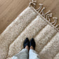 Beni Ouarain Moroccan Colorful Rug (962) 310x204cm - Snow on top