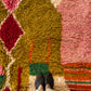 Beni Ouarain Moroccan Colorful Rug (965) 315x210cm - Olive green