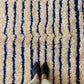 Beni Ouarain Moroccan Colorful Rug (990) 293x205cm - Sky
