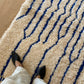 Beni Ouarain Moroccan Colorful Rug (990) 293x205cm - Sky